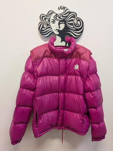 Piumino moncler fucsia - piumino,