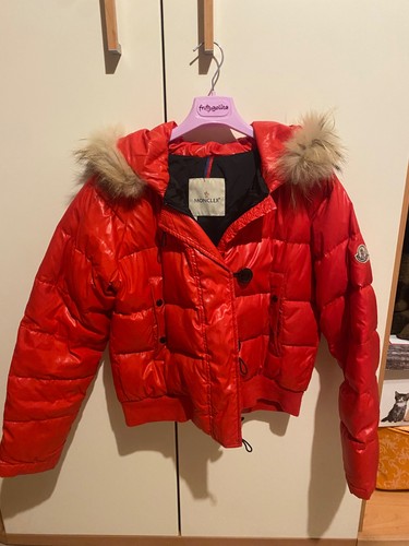 Piumino moncler donna rosso - piumino, da