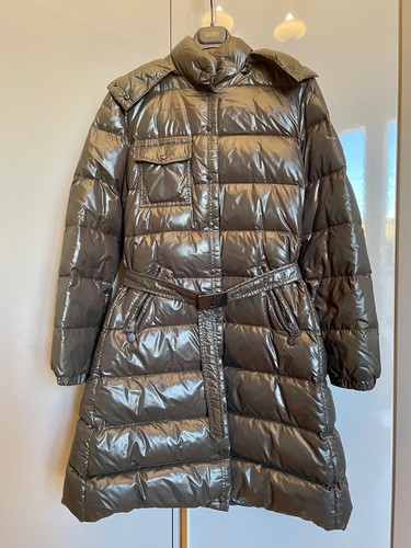 Piumino marrone moncler - marrone,