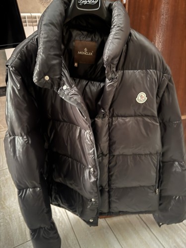 Piumino moncler nero lucido - nero,
