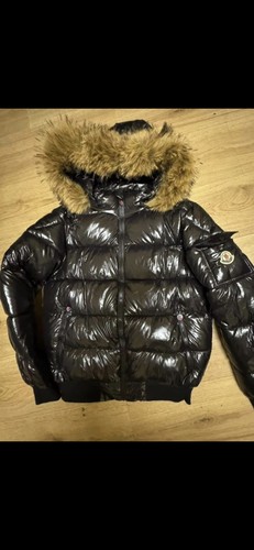 Moncler piumino nero lucido - piumino,