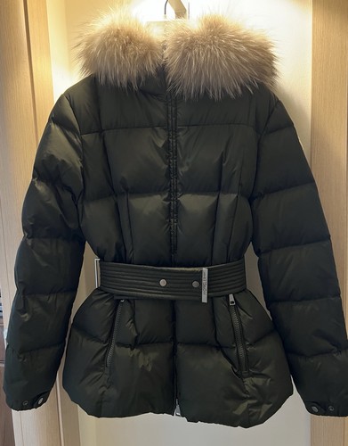 Piumino moncler con cintura - con, e